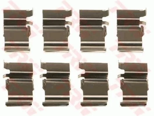 <strong>Монтажний компл.,гальм.колодки TRW PFK439 (фото 1)</strong>