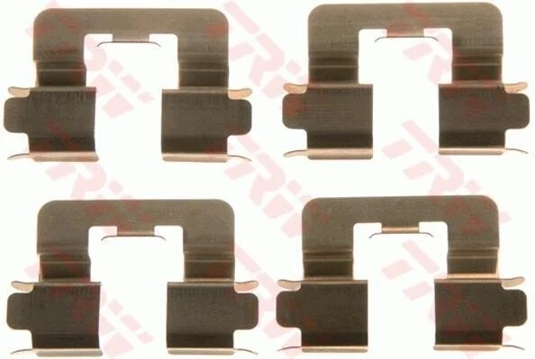 <strong>Монтажний компл.,гальм.колодки TRW PFK581 (фото 1)</strong>