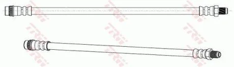 Гальмівний шланг для Renault, Dacia TRW PHA243 фото товару