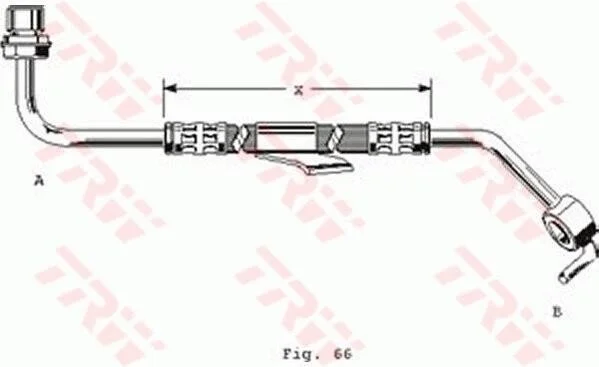 <strong>Гальмівний шланг TRW PHD249 (фото 1)</strong>
