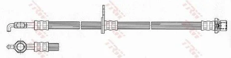 Гальмівний шланг для Toyota TRW PHD534 фото товару