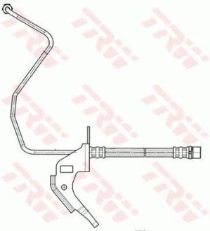 Гальмівний шланг для Opel, Vauxhall TRW PHD563 фото товару