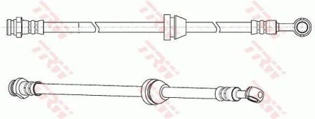 Гальмівний шланг для Chevrolet, Daewoo TRW PHD947 фото товару