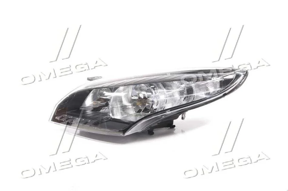 <strong>Фара левая Renault Megane III (09-) H7/H7 черная TYC 20B876A52B (фото 1)</strong>