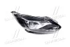 <strong>Фара права з моторчиком Ford Focus II (11-14) H1/H7 чорна TYC 20-C569-A5-2B (фото 1)</strong>