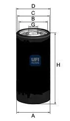 Масляний фiльтр для UFI 23.292.00 фото товару