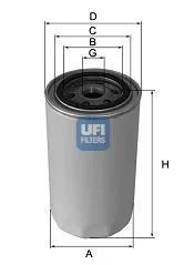 Масляний фiльтр для UFI 23.471.00 фото товару