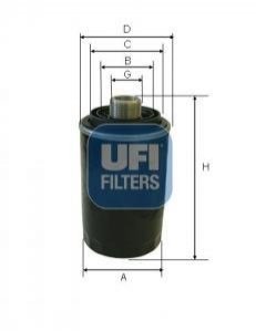 Масляный фильтр UFI 23.597.00 (фото 1)