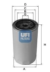Масляний фiльтр для UFI 23.602.00 фото товару