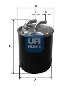 Паливний фільтр для UFI 24.077.00 фото товару