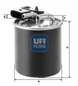 Паливний фільтр для UFI 24.150.00 фото товару