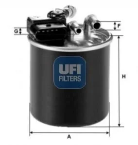 Паливний фільтр для Mercedes UFI 24.151.00 фото товару
