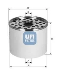 Паливний фільтр для UFI 24.361.00 фото товару