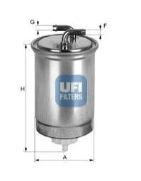 Паливний фільтр для UFI 24.365.00 фото товару