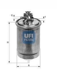 Паливний фільтр UFI 24.400.00