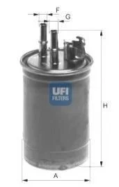 Паливний фільтр для UFI 24.409.00 фото товару