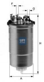 Топливный фильтр UFI 24.428.00