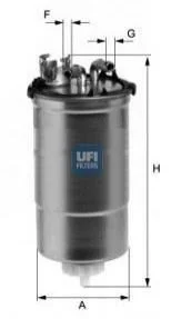 Паливний фільтр для UFI 24.428.00 фото товару