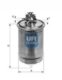 Паливний фільтр для UFI 24.430.00 фото товару
