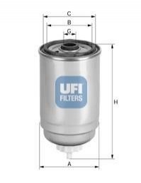 Паливний фільтр UFI 24.444.00