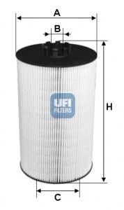 Масляний фiльтр для UFI 25.007.00 фото товару