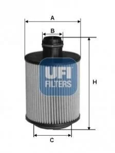 Фільтр масляний для Volvo UFI 25.110.00 фото товару