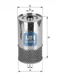 Фільтр масляний для UFI 25.499.01 фото товару