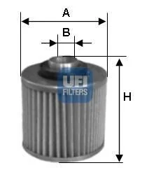 Фільтр YAMAHA - MOTO для UFI 25.514.00 фото товару