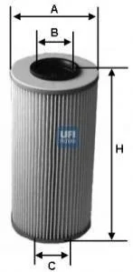 Масляний фільтр для UFI 25.583.00 фото товару