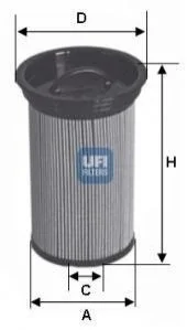 Паливний фільтр для UFI 26.005.00 фото товару