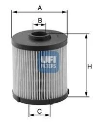 Паливний фільтр для UFI 26.020.00 фото товару