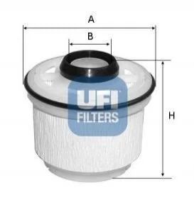 Паливний фільтр для UFI 26.045.00 фото товару