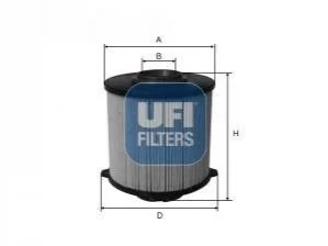 Паливний фільтр для UFI 26.058.00 фото товару