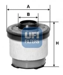 Паливний фільтр для UFI 26.102.00 фото товару