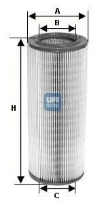 <strong>Фільтр повітряний 1.6MJET 16V, 1.9MJET 16V FIAT Punto 03-10, Idea 03-12; LANCIA Musa 04-12 UFI 27.341.00 (фото 1)</strong>