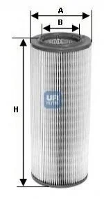 Повітряний фільтр для Nissan UFI 27.397.00 фото товару