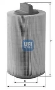 Повітряний фільтр для UFI 27.486.00 фото товару
