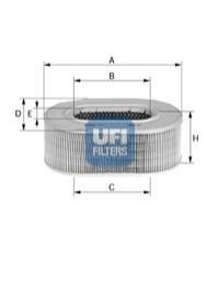 Фільтр повітряний UFI 27.604.00 фото товара