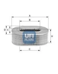 Фільтр повітряний для UFI 27.604.00 фото товару