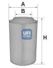 <strong>Повітряний фільтр UFI 27.650.00 (фото 1)</strong>