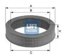 Повітряний фільтр для UFI 27.785.00 фото товару