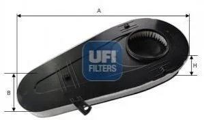 Повітряний фільтр для BMW UFI 27.A97.00 фото товару