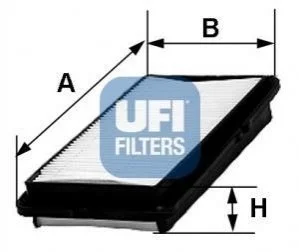 Повітряний фільтр для UFI 30.269.00 фото товару