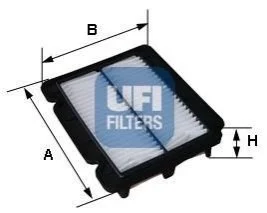 Повітряний фільтр для UFI 30.279.00 фото товару