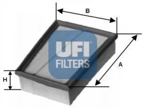 Повітряний фільтр для UFI 30.417.00 фото товару