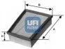 <strong>Повітряний фільтр UFI 30.712.00 (фото 1)</strong>