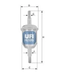 Глушитель Авео (хетчбек) (овал) (катаный) Polmostrow для UFI 31.009.70 фото товару
