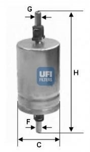 Фильтр топливный UFI 31.510.00 (фото 1)
