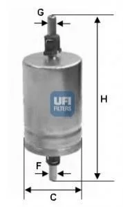 Паливний фільтр для UFI 31.510.00 фото товару