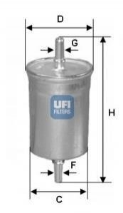 Топливный фильтр UFI 31.722.00